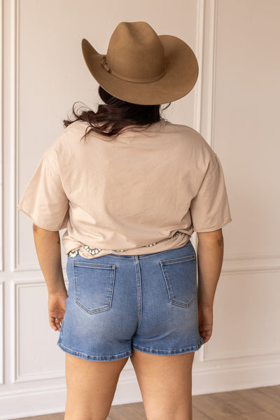 Wanderlust and Desert Dust T-Shirt, Beige