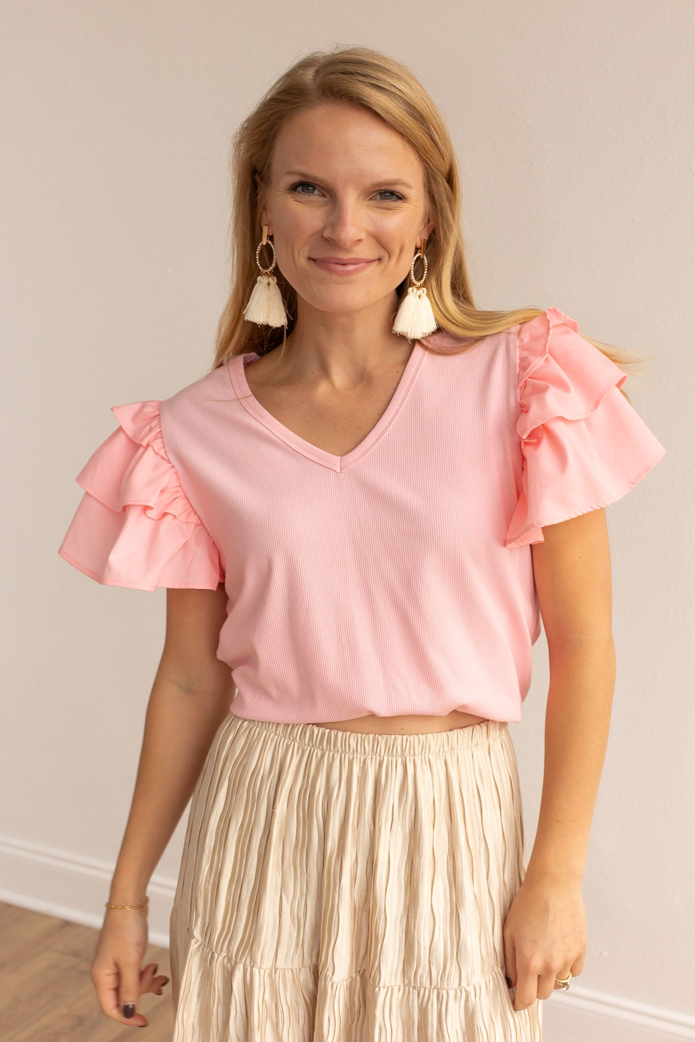 The Ellis Top, Pink