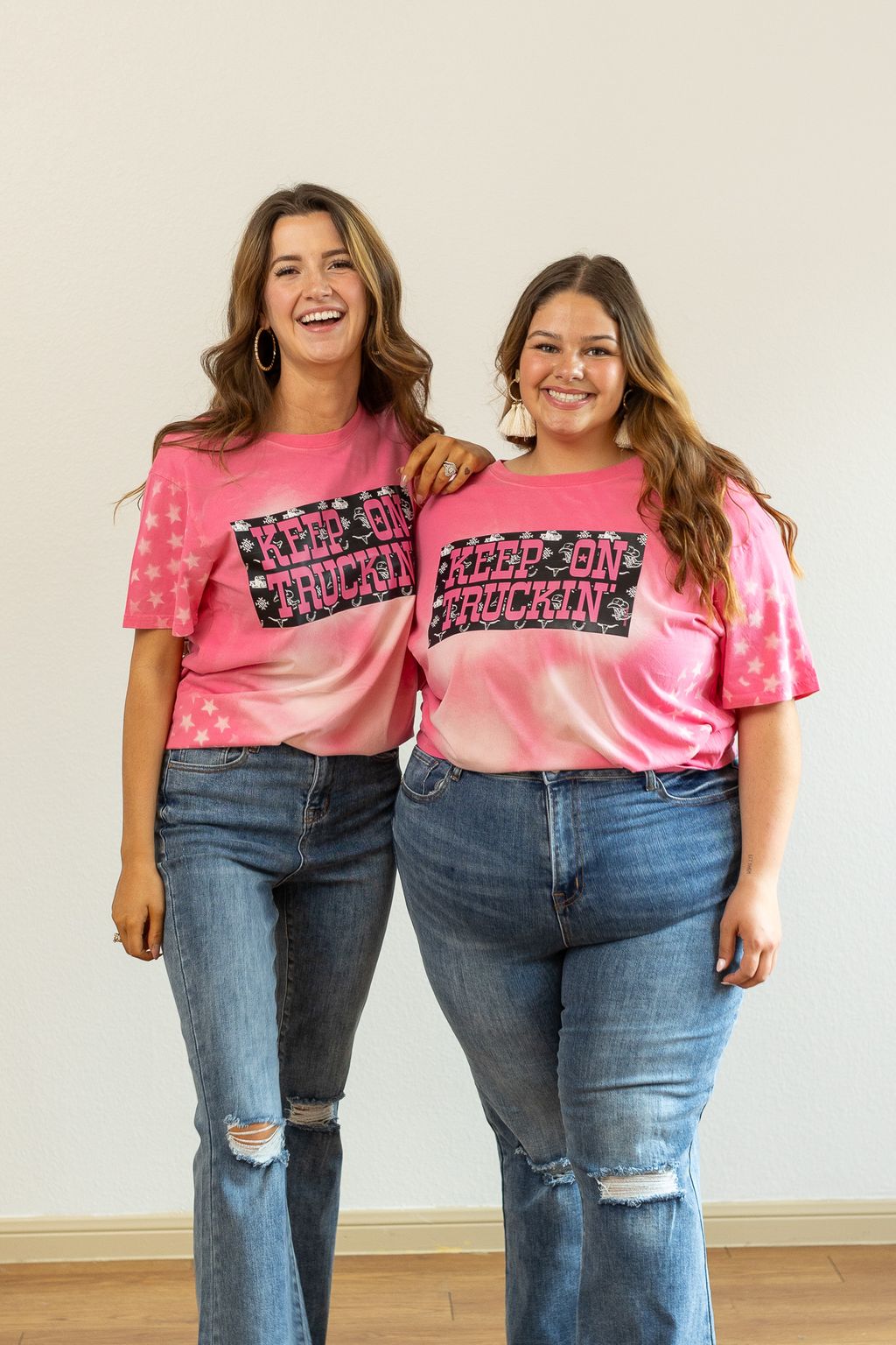 Keep On Truckin' Tee, Pink