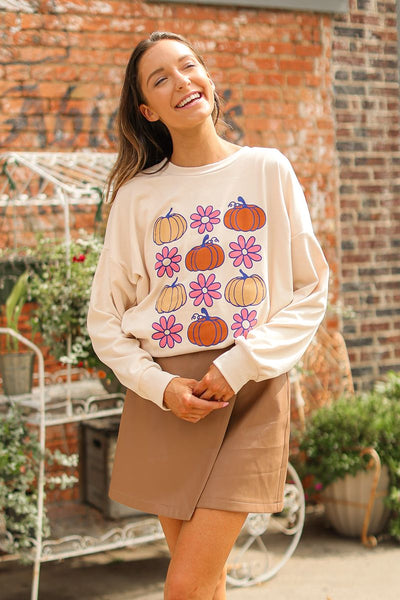 Fall Elements Sweatshirt, Ivory