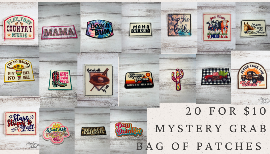 Mystery Grab Bag Of Patches