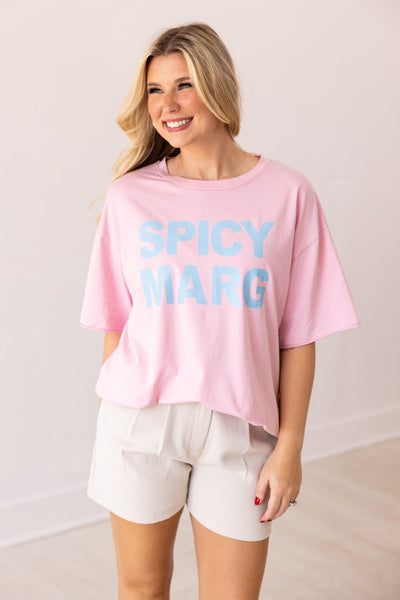 Spicy Marg On Pink Relaxed Fit Tee