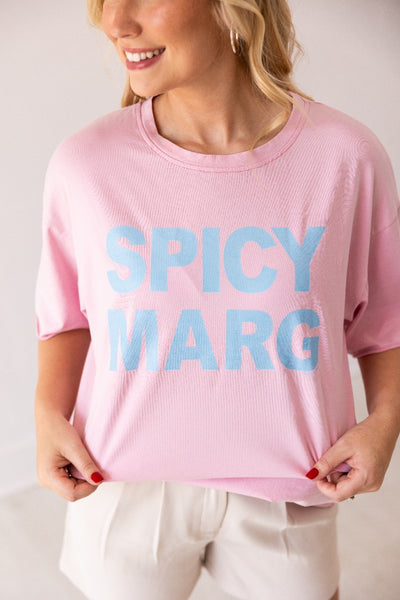 Spicy Marg On Pink Relaxed Fit Tee