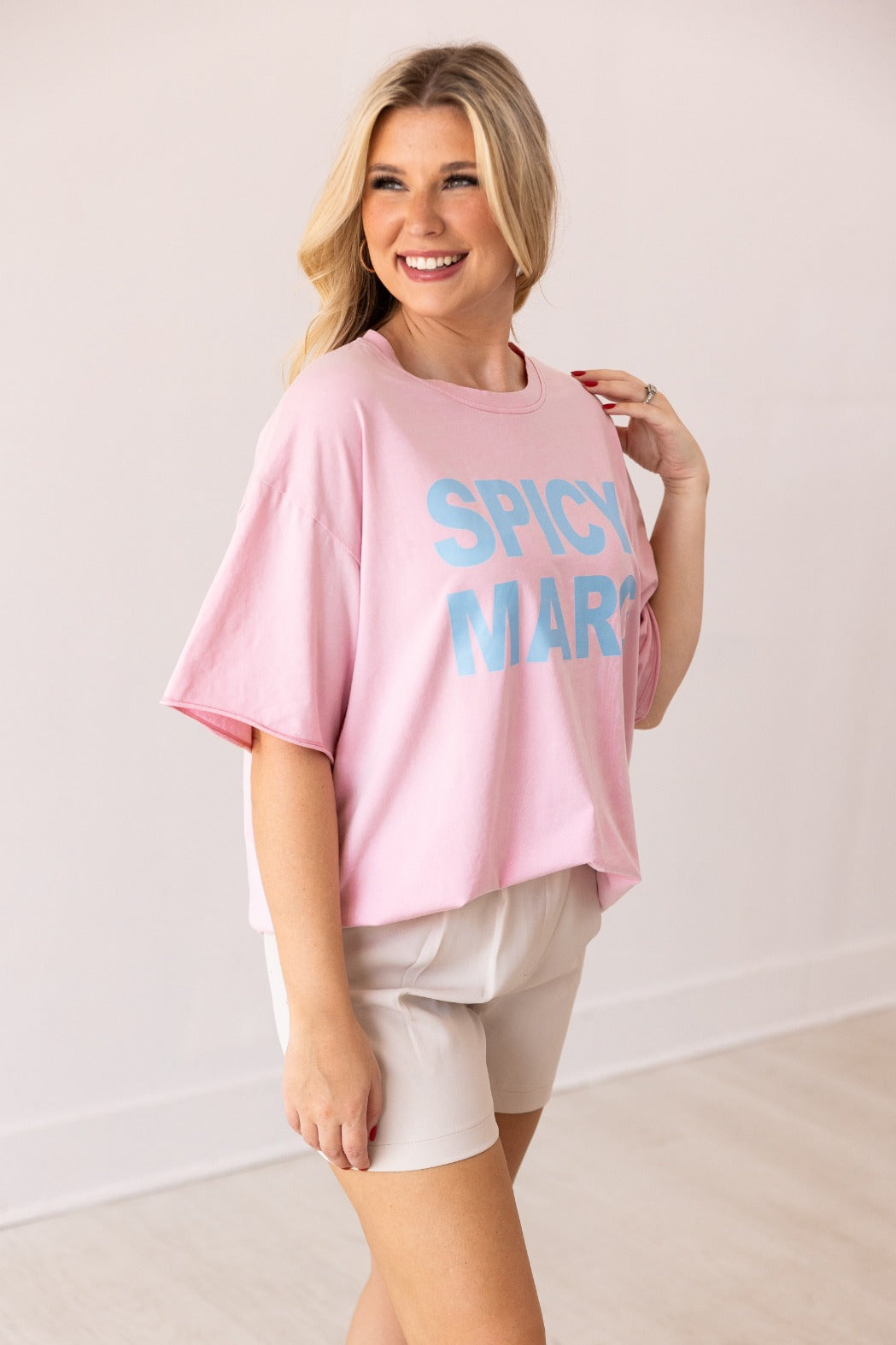 Spicy Marg On Pink Relaxed Fit Tee