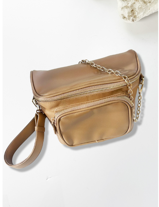 The Crosby Tan Bag