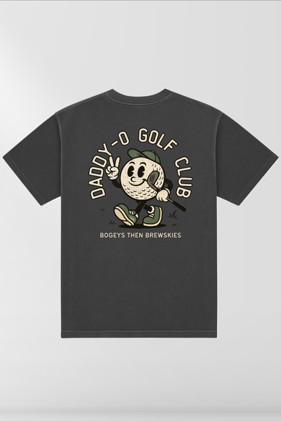 Daddy-O Golf Club on Vintage Black Box Tee