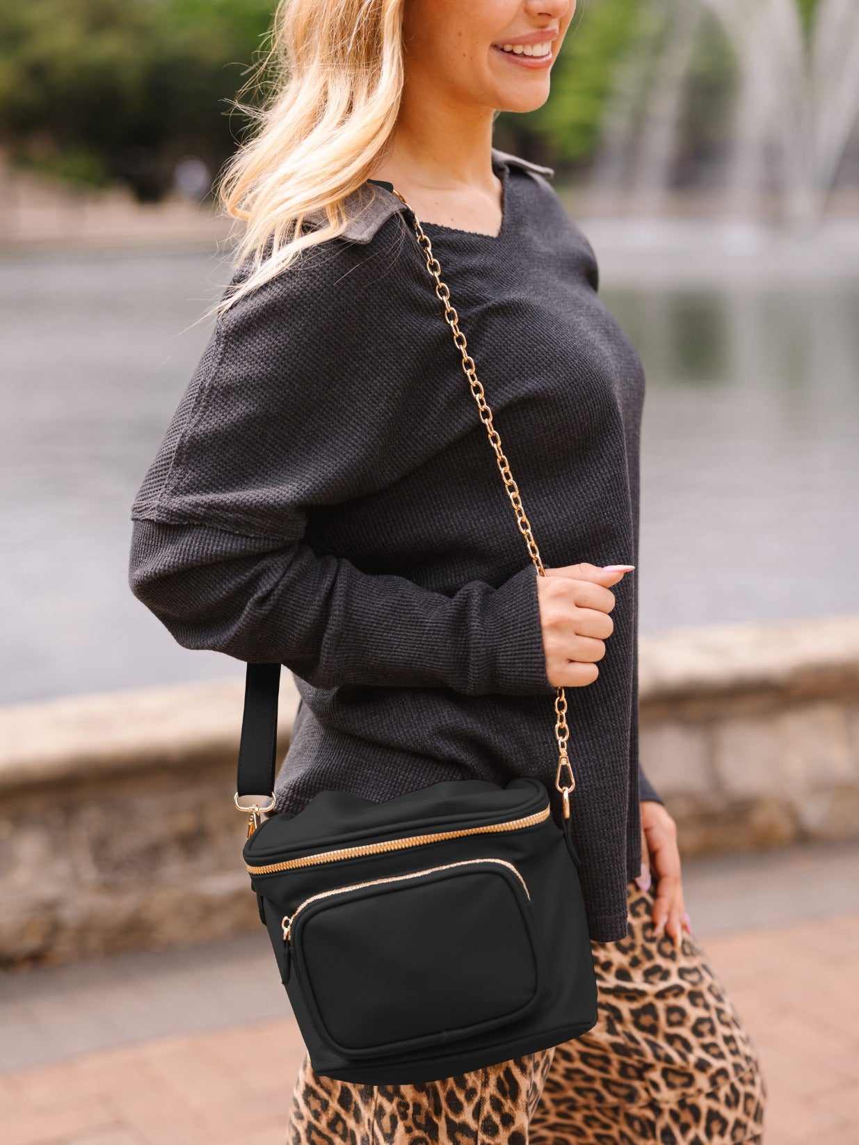 The Crosby Black Bag
