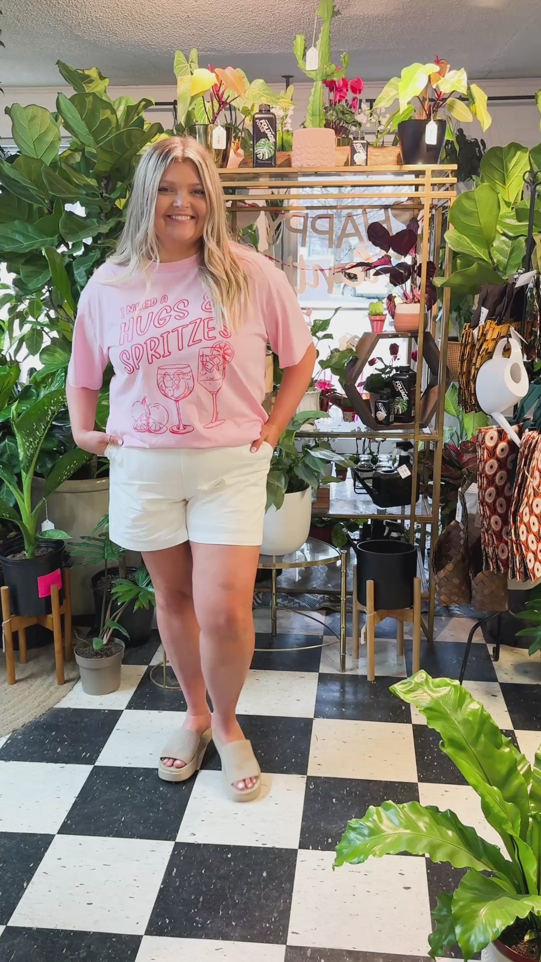 I Need Vitamin Sea On Pink Relaxed Fit Tee