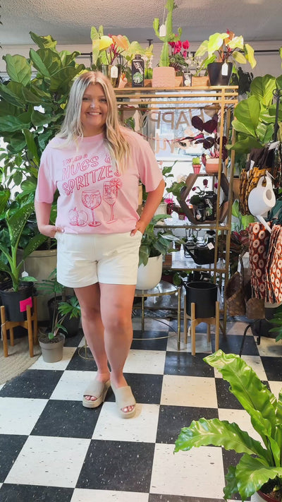 I Need Vitamin Sea On Pink Relaxed Fit Tee