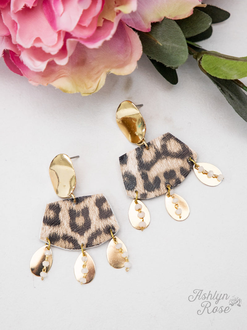 Full of Fun Leopard earrings