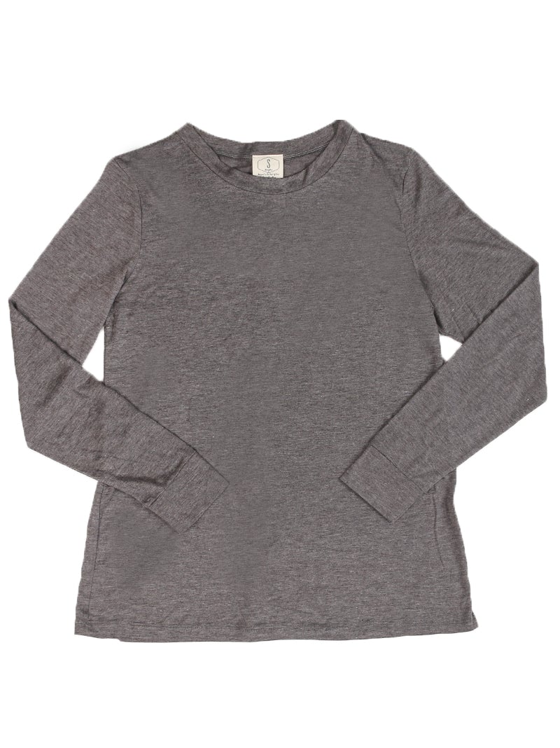 Blank Daisy Rae Long Sleeve Tee, Grey