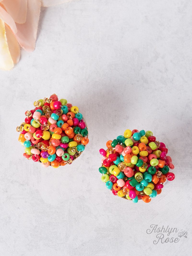 Throw the Confetti Stud Earrings, Multi